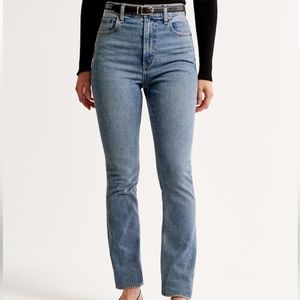 Abercrombie Slim Straight Jeans CURVE LOVE Size 23